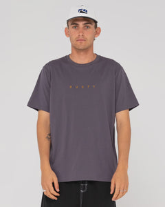 Rusty Short Cut 2 Short Sleeve Tee - Coal