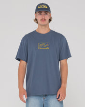 Load image into Gallery viewer, Rusty Boxed Out Centre Front Tee - China Blue
