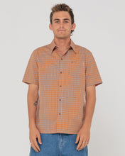 Load image into Gallery viewer, Rusty Datsun Check Short Sleeve Shirt - Persimmon Orange
