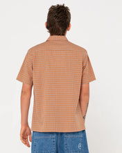Load image into Gallery viewer, Rusty Datsun Check Short Sleeve Shirt - Persimmon Orange
