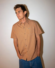 Load image into Gallery viewer, Rusty Datsun Check Short Sleeve Shirt - Persimmon Orange
