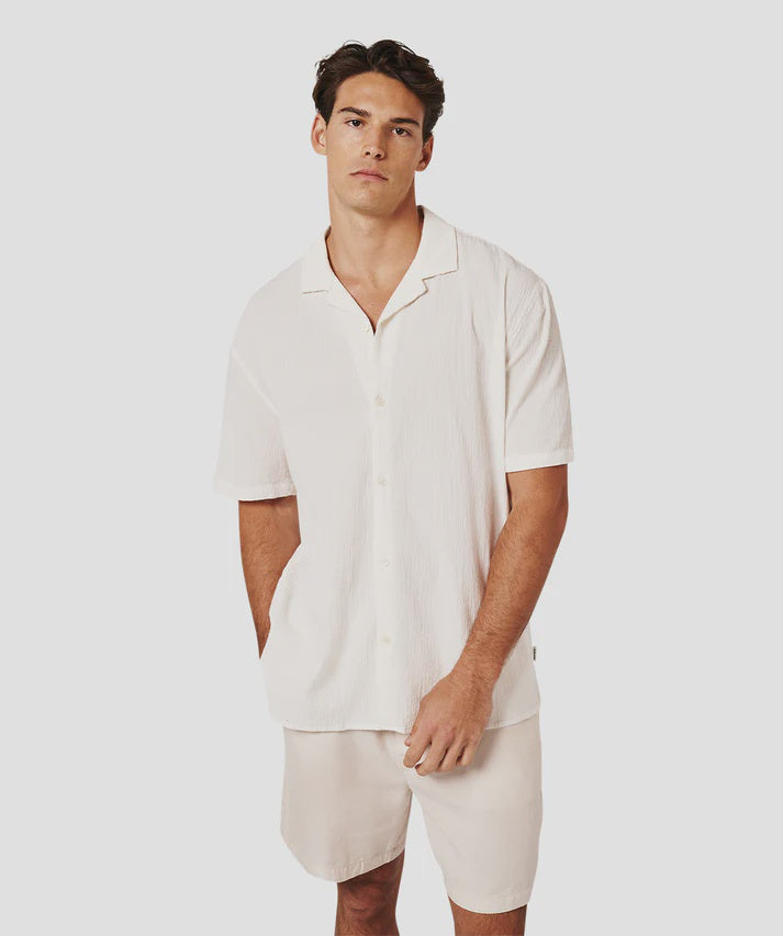 Industrie The Magna S/S Shirt - Off White