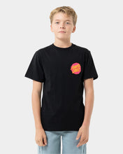Load image into Gallery viewer, Santa Cruz Boys Meek Scratched Slashed Short Sleeve Regular Fit Tee - Back
