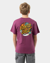 Load image into Gallery viewer, Santa Cruz Space Dot Rocket Tee (8-12) - Maroon
