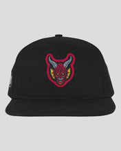 Load image into Gallery viewer, Santa Cruz x Stranger Things Hellfire Club Snapback Hat - Black
