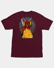 Load image into Gallery viewer, Santa Cruz x Stranger Things Hellfire Pit Tee - Maroon
