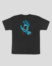Load image into Gallery viewer, Santa Cruz x Stranger Things Screaming Lights Youth T-shirt - Black
