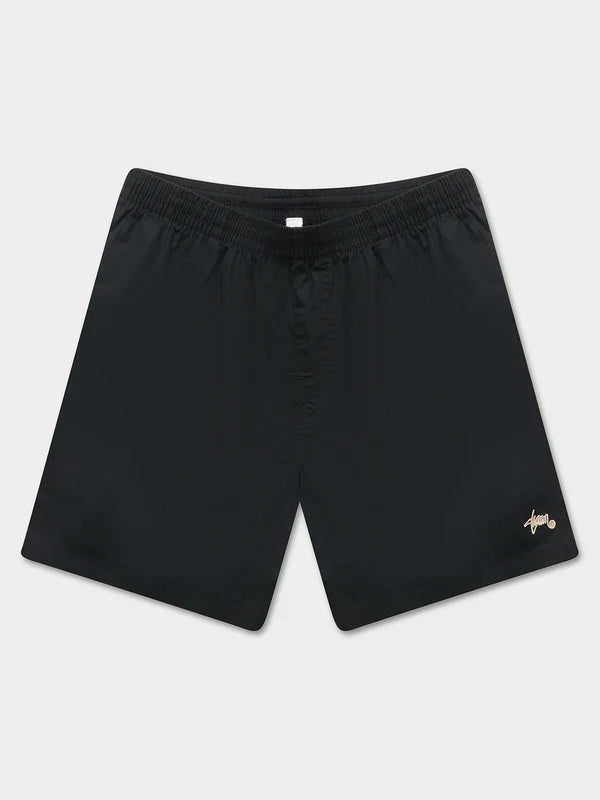 S Double Poplin Coast Boxer - Black