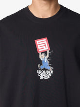 Load image into Gallery viewer, S Double Overalls Tee - Black
