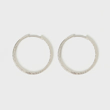 Load image into Gallery viewer, Arms Of Eve Sebastian Silver Hoop Earrings
