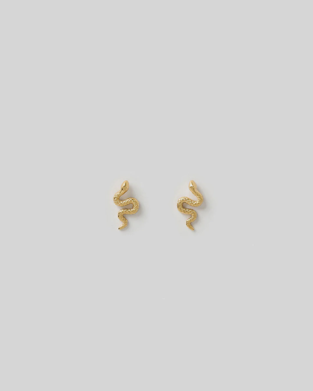 Arms Of Eve Serpent Gold Studs