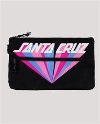 Santa Cruz Delta Strip Pencil Case - Black