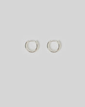 Load image into Gallery viewer, Arms Of Eve Shia Silver Huggie Earrings
