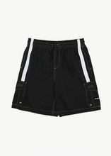 Load image into Gallery viewer, Afends House Related Cargo Swim Short - Black
