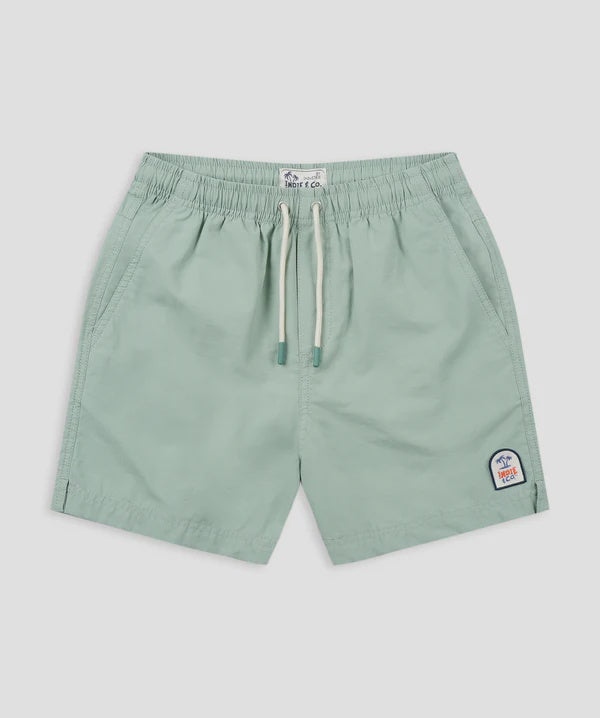 Indie Kids All Day Swim Trunks (1-7) - Moss