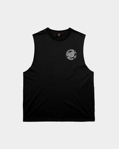 Santa Cruz OS MFG Dot Standard Fit Muscle Tee - Black