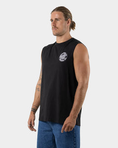 Santa Cruz OS MFG Dot Standard Fit Muscle Tee - Black