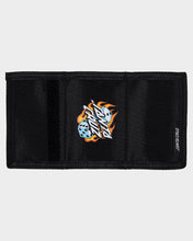 Load image into Gallery viewer, Santa Cruz Flaming Dice Velcro Wallet - Black
