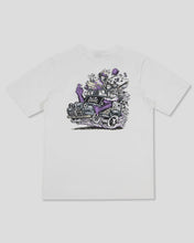 Load image into Gallery viewer, Santa Cruz Johnson Beast Wagon Stripe Tee - White
