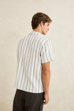 Load image into Gallery viewer, Rhythm Turkish Stripe S/S Shirt - Natural

