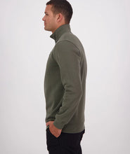 Load image into Gallery viewer, Swanndri Fundamentals Quarter Zip - Dark Olive
