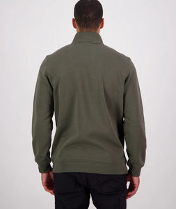 Swanndri Fundamentals Quarter Zip - Dark Olive