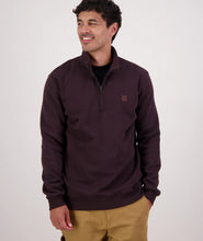 Load image into Gallery viewer, Swanndri Fundamentals Men's Quarter Zip  - Espresso
