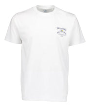 Load image into Gallery viewer, Swanndri Calling Printed T-Shirt - White/Navy/Amber

