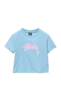 Stussy Shadow Stock Slim Tee - Steel Blue