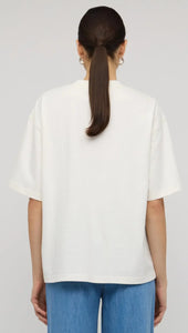 Staple the Label Staple Embroidery Tee - White