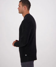 Load image into Gallery viewer, Swanndri Otahu River Merino Crew - Black
