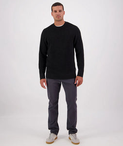 Swanndri Otahu River Merino Crew - Black