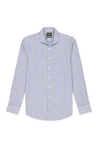 Flinders Winton Linen Shirt - Steel