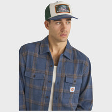 Load image into Gallery viewer, Rhythm Horizon Trucker Cap - Blue/Green
