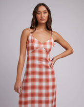 Load image into Gallery viewer, Silent Theory Harvey Check Dress - Orange
