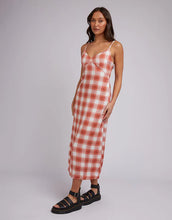 Load image into Gallery viewer, Silent Theory Harvey Check Dress - Orange
