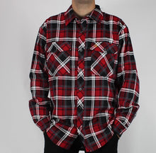 Load image into Gallery viewer, Swanndri Full Button Egmont Brushed Cotton Shirt - Oxblood
