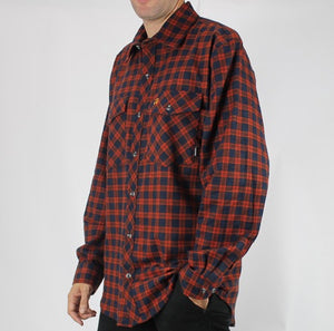 Swanndri Full Button Egmont Brushed Cotton Shirt - Lattice