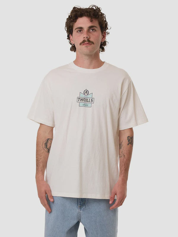 Thrills Especially For You Merch Fit Tee - Dirty White