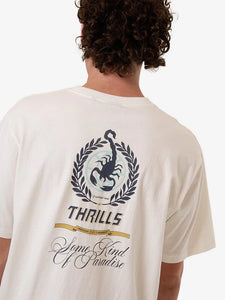 Thrills Especially For You Merch Fit Tee - Dirty White