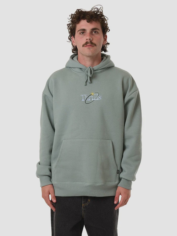 Thrills Ambient Connections Slouch Pull On Hoodie - Chinois Green