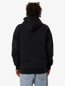 Thrills Behind It All Slouch Pull On Hoodie - Pirate Black