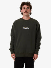 Load image into Gallery viewer, Thrills Solace Of Nature Oversize Polar Fleece Crew - Oil Green
