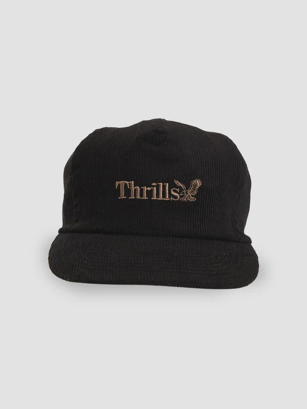 Thrills  Workwear 5 Panel Cap - Black