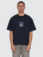 Load image into Gallery viewer, Thrills Stagger Box Fit Oversize Cropped Tee - Washed Black
