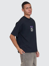 Load image into Gallery viewer, Thrills Stagger Box Fit Oversize Cropped Tee - Washed Black
