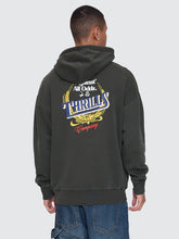 Load image into Gallery viewer, Thrills Against All Odds Slouch Pull On Hood - Oil Green

