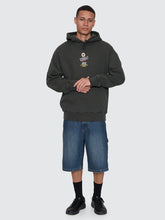 Load image into Gallery viewer, Thrills Against All Odds Slouch Pull On Hood - Oil Green
