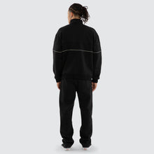 Load image into Gallery viewer, Thrills Between Chaos And Calm Quarter Zip Fleece - Black
