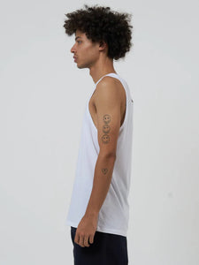 Thrills Endless Rib Tank - White